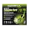 Flexzilla SJTW Extension Cord, 10 AWG, Outdoor, 10/3, 1 Outlets, Green FZ512935 - alternate 2