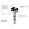 Fisch Forstner Bit, Steel, 15/16" x 3-1/2" FSA-275114 - alternate 3