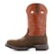 Frye Supply Western Boot, 6.5 M, 5 H, Brown and Burnt Orange FR40102 - alternate 2
