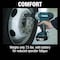 Makita Impact Wrench Kit, 18 V DC, Square XWT04S1 - alternate 8