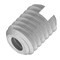Zoro Select Standard Wall Self Locking Thread Insert, No. 4-40 Int Thrd Sz, 316 Stainless Steel 316-004 - alternate 3
