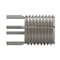 Zoro Select Key Locking Thread Insert, Heavy Wall, 4 Keys, M8-1.25 Int Thrd Sz, M14-1.50 Ext Thrd Sz, 10 PK 217-077366 - alternate 3