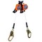 3M Dbi-Sala DBI-SALA(R) Twin Leg Personal Self Retracting Lifeline, 7 1/4 ft Length, Rebar Hook, Steel 3500278 - alternate 1