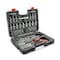 Crescent 142 Piece 1/4", 3/8" & 1/2" Drive 6 & 12 Point Standard & Deep SAE/Metric Mechanics Tool Set CTK142C - alternate 4