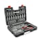 Crescent 142 Piece 1/4", 3/8" & 1/2" Drive 6 & 12 Point Standard & Deep SAE/Metric Mechanics Tool Set CTK142C - alternate 2