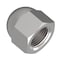 Zoro Select Low Crown Cap Nut, 3/4"-16, 18-8 Stainless Steel, Plain, 1-5/32 in H CPB255 - alternate 1