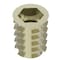 Zoro Select Hex Drive Threaded Insert, 3/8"-16 Int Thrd Sz, 51/64 in L, 39/64 in Dia., Zinc Alloy, Plain, 25 PK 903816-20-PK25 - alternate 1