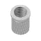 Zoro Select Press Insert, 3/8"-16 Int Thrd Sz, 5/8 in L, 29/64 in Dia., Aluminum, Plain, 10 PK 260-6-AL-PK10 - alternate 1