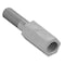 Zoro Select Hex Standoff, No. 8-32 Thrd Sz, 1/2 in L, 3/8 in Thrd L 18-8 Stainless Steel, Plain, 1/4" Hex, 10 PK HMF204-832-SS - alternate 5