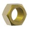 Zoro Select Hex Nut, M30-3.50, Brass, Not Graded, Plain, 24 mm Ht HN4B03000 - alternate 1