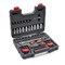 Crescent 84 Piece 1/4" & 3/8" Drive 6 & 12 Point Standard & Deep SAE/Metric Mechanics Tool Set CTK84C - alternate 2