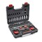 Crescent 84 Piece 1/4" & 3/8" Drive 6 & 12 Point Standard & Deep SAE/Metric Mechanics Tool Set CTK84C - alternate 3