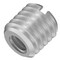Zoro Select Standard Wall Self Locking Thread Insert, M6-1.00 Int Thrd Sz, 316 Stainless Steel 416-6 - alternate 4