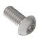 Zoro Select No. 8-32 x 3/8 in Torx Button Standard Machine Screw, Unfinished A286 Stainless Steel ZBM176-286 - alternate 3