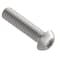 Zoro Select 1/4"-20 x 1 in Torx Button Standard Machine Screw, Unfinished A286 Stainless Steel ZBM393-286 - alternate 5