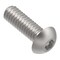 Zoro Select No. 8-32 x 1/2 in Torx Button Standard Machine Screw, Unfinished A286 Stainless Steel ZBM178-286 - alternate 3