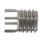 Zoro Select Key Locking Thread Insert, Heavy Wall, 4 Keys, 1/4"-28 Int Thrd Sz, 7/16"-14 Ext Thrd Sz, 10 PK 217-076502 - alternate 5