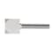 Zoro Select Thumb Screw, No. 6-32 Thread Size, Plain 18-8 Stainless Steel, 1/2 in Head Ht, 1/2 in Lg, 5 PK 4015-SL - alternate 3