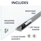 Quartet Magnet Whiteboard, Brilliance Glass, Glass, 48 in, 48 in, White G24848W - alternate 5