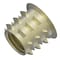 Zoro Select Hex Drive Threaded Insert, M10-1.50 Int Thrd Sz, 13 mm L, 15.494 mm Dia., Zinc Alloy, Plain, 25 PK 901050-13-PK25 - alternate 3
