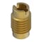 Zoro Select Knife Thread Insert, 1/4"-20 Int Thrd Sz, 3/4 in L, 3/8 in Dia., Brass, Plain EZ-400-475 - alternate 1