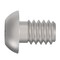 Zoro Select 1/4"-20 x 3/8 in Torx Button Standard Machine Screw, Unfinished A286 Stainless Steel ZBM386-286 - alternate 3