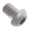 Zoro Select 1/4"-20 x 3/8 in Torx Button Standard Machine Screw, Unfinished A286 Stainless Steel ZBM386-286 - alternate 4