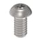 Zoro Select 1/4"-20 x 1/2 in Torx Button Standard Machine Screw, Unfinished A286 Stainless Steel ZBM388-286 - alternate 1
