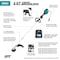 Makita 36V Brushless String Trimmer with Connector Cable CRU03Z - alternate 7