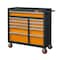 Gearwrench Tool Cabinet, 11 Drawer, Black/Orange, 41 in W 83245 - alternate 1