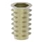 Zoro Select Hex Drive Threaded Insert, M10-1.50 Int Thrd Sz, 25 mm L, 15.494 mm Dia., Zinc Alloy, Plain, 25 PK 901050-25-PK25 - alternate 1