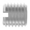 Zoro Select Thin Wall Self Locking Thread Insert, M4-0.70 Int Thrd Sz, 18-8 Stainless Steel, 5 PK 313-M4-PK5 - alternate 5