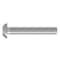 Zoro Select No. 8-32 x 1 in Torx Button Standard Machine Screw, Unfinished A286 Stainless Steel ZBM183-286 - alternate 5