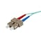 Monoprice Fiber Optic Patch Cord, LC/SC, 2m, Aqua 6391 - alternate 2