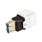 Monoprice Datacom Jack, USB3.0A(F/F), Flush, Wht 7836 - alternate 2