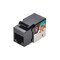 Monoprice Datacom Jack, Cat5, Punch Down, Black 5370 - alternate 2