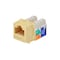 Monoprice Datacom Jack, Cat5, Punch Down, Beige 5373 - alternate 3