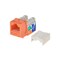 Monoprice Datacom Jack, Cat5, Punch Down, Orange 5374 - alternate 8