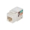 Monoprice Datacom Jack, Cat5, Punch Down, White 5376 - alternate 2