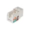 Monoprice Datacom Jack, Cat5, Punch Down, White 5376 - alternate 4