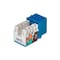 Monoprice Datacom Jack, Cat6, Punch Down, Blue 5379 - alternate 3