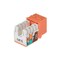 Monoprice Datacom Jack, Cat6, Punch Down, Orange 5382 - alternate 7
