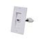 Monoprice A/V WallPlate, HDMI w/Ext, 1P, White 7330 - alternate 6
