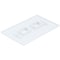 Monoprice WallPlate, Blank, 2 Hole, White 6727 - alternate 2