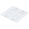 Monoprice WallPlate, Blank, 4 Hole, 2 Gang, White 6831 - alternate 5