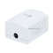 Monoprice Surface Mount Box, Cat5e, 1P, White 7090 - alternate 5