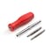 Tekton 6-in-1 Phillips Driver (No. 1 x No. 2, No. 0 x No. 3, Red) DMS18016 - alternate 5