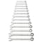 Gearwrench 14 Piece 90-Tooth 12 Point SAE Combination Ratcheting Wrench Set 86959 - alternate 6