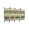 Zoro Select Hex Drive Threaded Insert, M4-0.70 Int Thrd Sz, 10 mm L, 7.391 mm Dia., Zinc Alloy, Plain, 50 PK 900407-10-PK50 - alternate 4