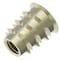 Zoro Select Hex Drive Threaded Insert, M4-0.70 Int Thrd Sz, 10 mm L, 7.391 mm Dia., Zinc Alloy, Plain, 50 PK 900407-10-PK50 - alternate 3
